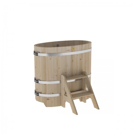 Купель овальная из кедра 0,80х1,42 Купель овальная из кедра 0,80х1,42