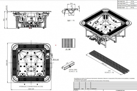 Переливной спа-бассейн AstralPool Verona